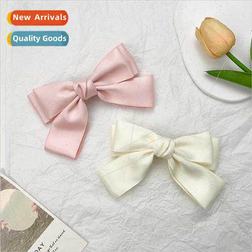 new gentle temperament bow hair clips girls Japanese retro e
