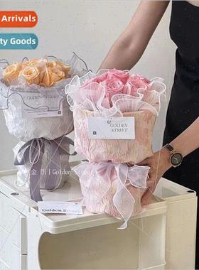 2024 New Valentine Day Pearls around edge veil flower packag