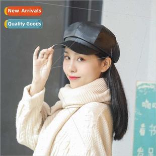 fall days Englleather Hat cap spring octagonal Korean female