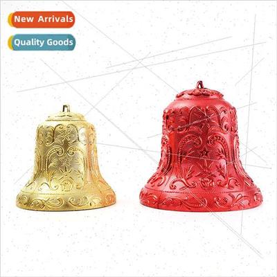 Christmas Bells Plastic Bells Flower Bells Christmas Supplie