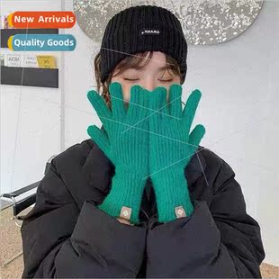 five finger gloves Korean exposed winter spl fin new