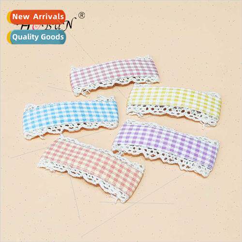 Lace lace hair clips girls cute BB clip ins women simple ban
