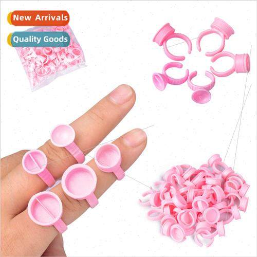 Embroidery Eyelash Extensions Glue Ring Holder Tattoo Color