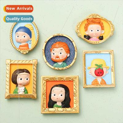 Scandinavian cartoon characters refrigerator stickers magnet