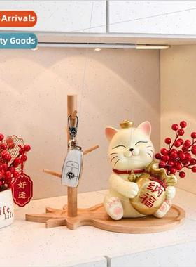 Entrance doorway tune cat storage tray put key shelf depos b