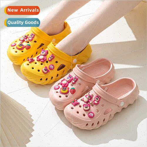 new strawberry bear cave shoes home slippers female -slip we