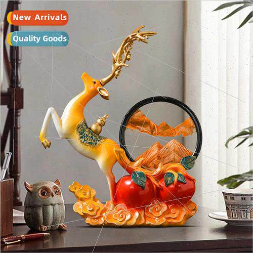 New Chinese deer tune persimmon persimmon Ruyi ornaments liv