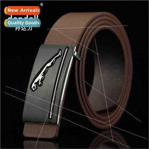 Belt men plate buckle belt fashion smooth buckle leopard all