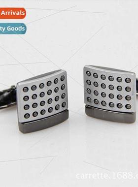 Men Jewelry s Designer Rolled Beads Cufflinks Cuff Studs
