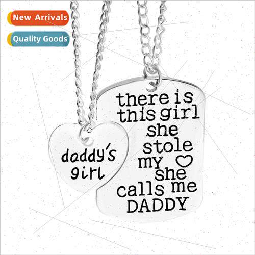 jewelry father day necklace mommy daddy mother day love neck