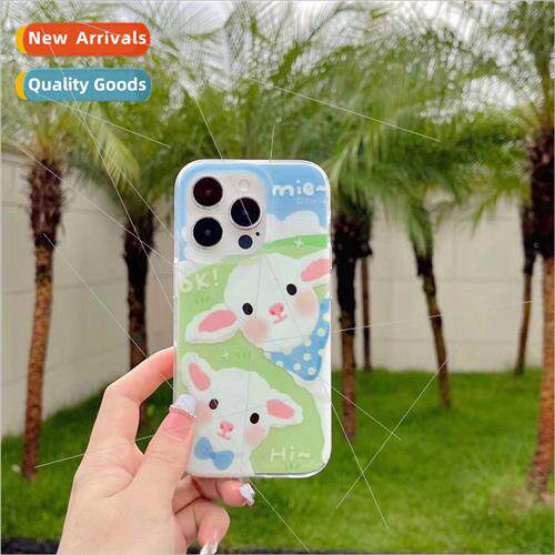 ins lawn cute soft cute sheep 14Pro Max chain iPhone 12 适用