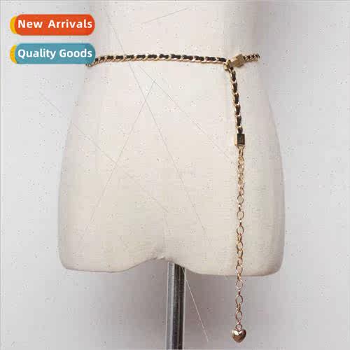mple versatile Korean fashion metal waist chain female fine