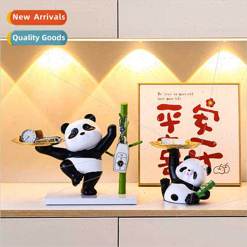 Saving high panda storage tray housewarming gift home panda