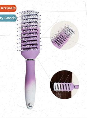 Curly hair comb female blow molding oil head ribs comb men w