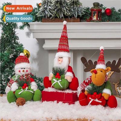 Christmas old man snowman elk sting doll ornament Scandinavi