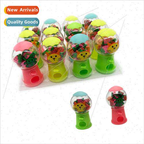 Eraser Twister toys cartoon fru-shaped erasers learning supp