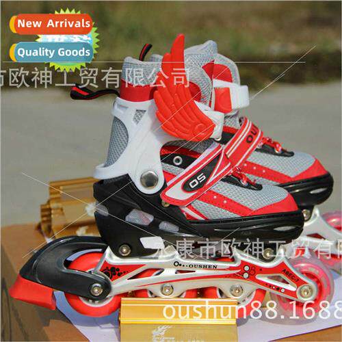 Aluminum frame car line adjustable skates roller skates inli