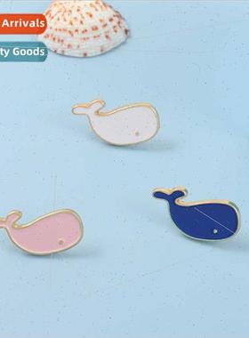 Cartoon sea creatures colourful small whale creative cute sm