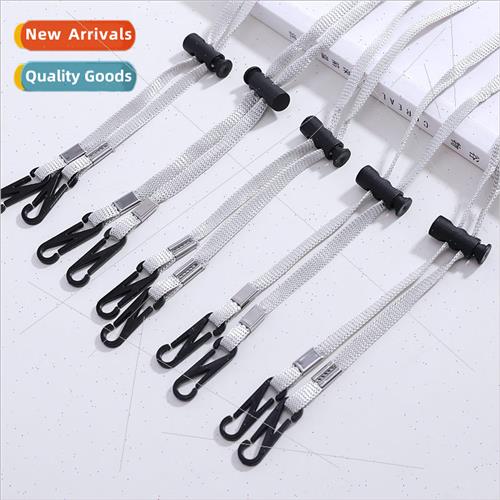 New beach hat rope Sun hat windproof rope Hollow top hat rop