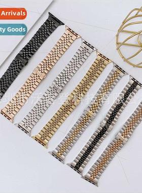 适用apple 5 baht stainless steel bmetal watch bapple watch8/