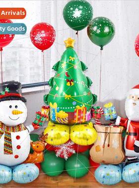 Christmas Day Party Decoration Balloon Set Scene Atmosphere
