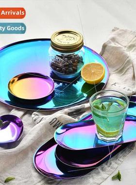 oval tray hotel dinner plate household tea tray snack plate