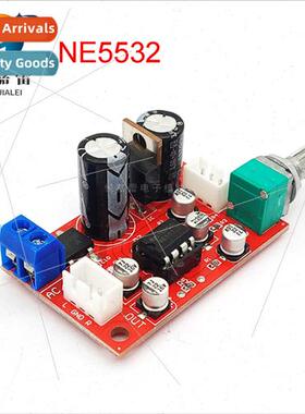 NE5532 Op Amp Preamp Board ngle Power Supply wh Volume Poten