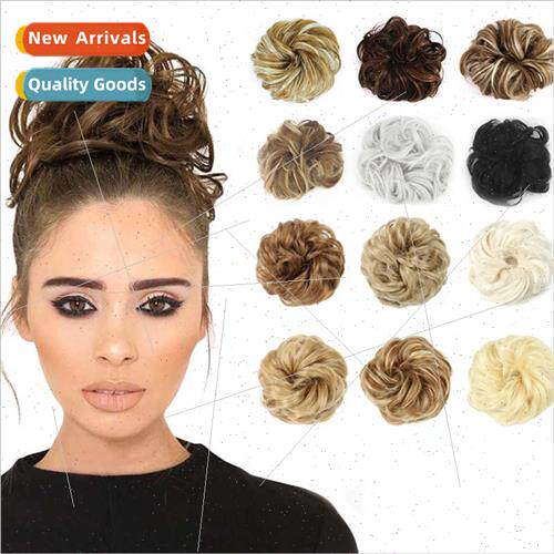 Europe wigs Ms. chemical fiber high temperature silk hair ba