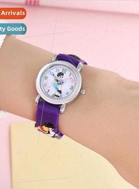 Fashion colorful cartoon kicking teenage soccer students chi