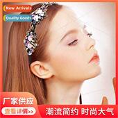 Women Beaded Hair Rhinestone Bohemian Bands 2021