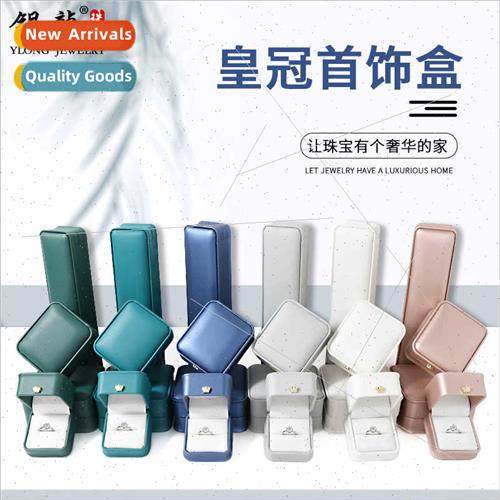 Pendant bracelet long chain box creative jewelry box crown s