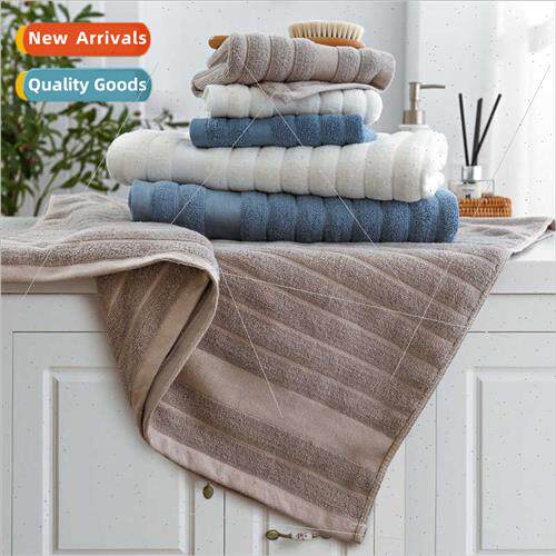 Broken Striped Cotton Towel Wash Towel Daily necessies Cotto