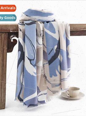 Fresh elegant imation cashmere scarf fashion commuter color