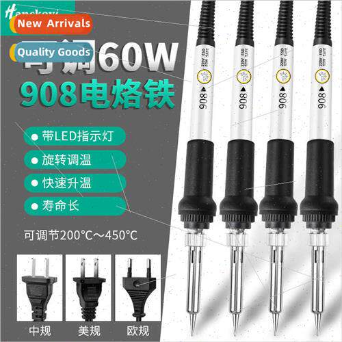 Temperature-regulating 908 soldering iron set 60W in EU elec