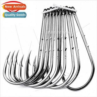 Fishing Tackle Hooks Barbed Stainless Steel Sea Fishing Hook