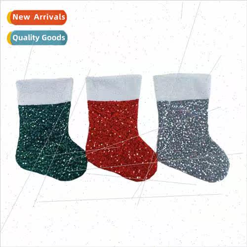 New Sequins Christmas Stockings Christmas Decoration Supplie