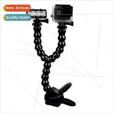 Sports camera 适用gopro vigorously shark clip dual flexible