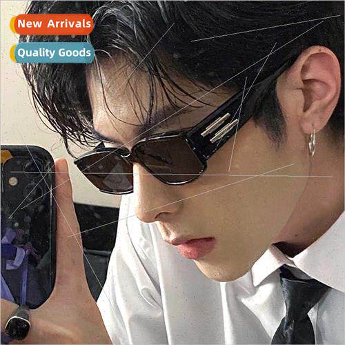 Rectangular gm sunglasses high set men nd ins super cool UV
