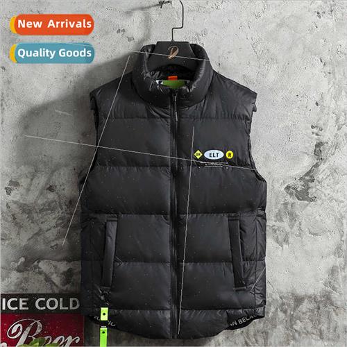 Down vest men winter tide warm sleeveless undershirt jacket
