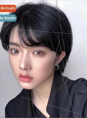 Wig men short hair Korean handsome natural fashion posive to