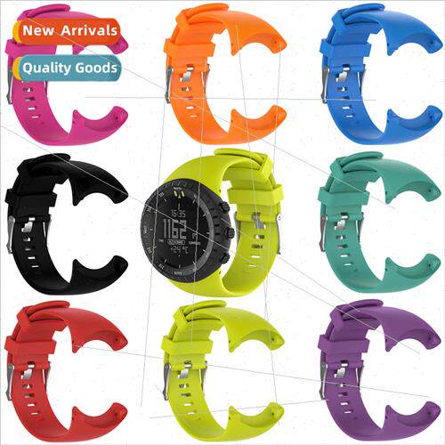 适用SUUNTO core CORE ALL BLACK model bracelet silicone strap