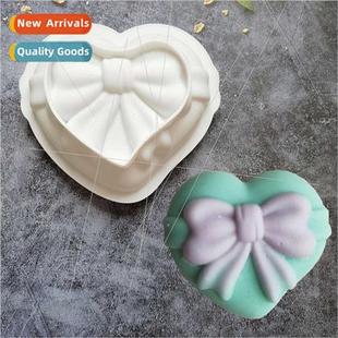 cake handm bow pastry cookie Ice DIY mold love single licone