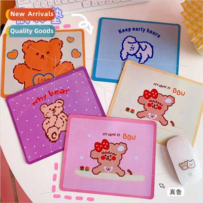 Korean  ins girl heart cartoon mouse pad small cute computer