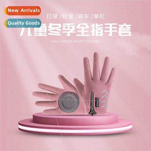 Children gloves fall winter padded warm girls winter outdoor
