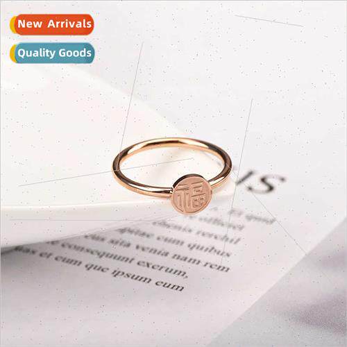 Blessing Tanium Steel Ring Blessing Ring Polished Stainless