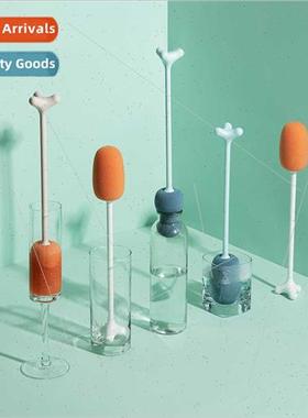 Long handle standable cup brush color clashing practical bot