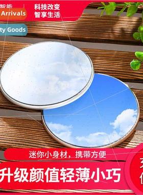 Mobile phone wireless charger very thin round acrylic mirror