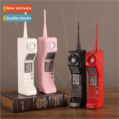 Retro iron big brother ornaments old telephone 7080s nostalg