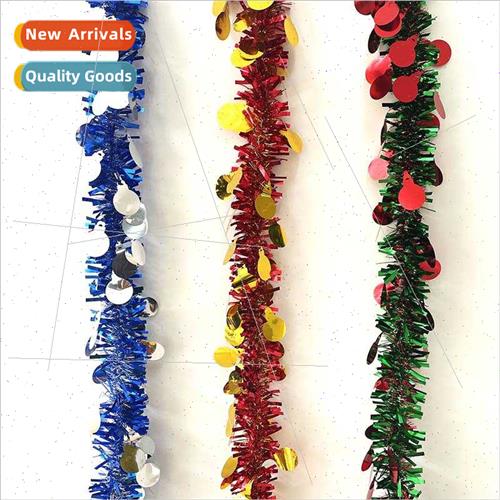 new Christmas pull flowers ribbon 2 meters 9cm wide leaves C