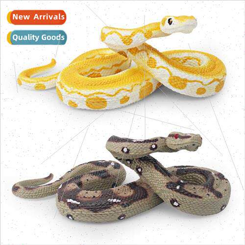 Wild reptile golden python model children science education